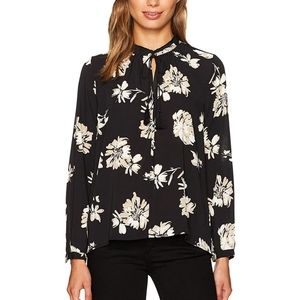 Lucky Brand Floral Flowy Long Sleeved Blouse